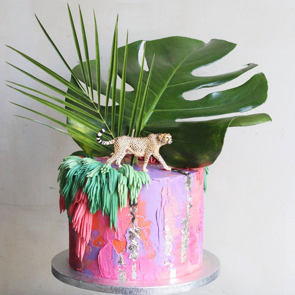 monstera plant cake design UTOPIA