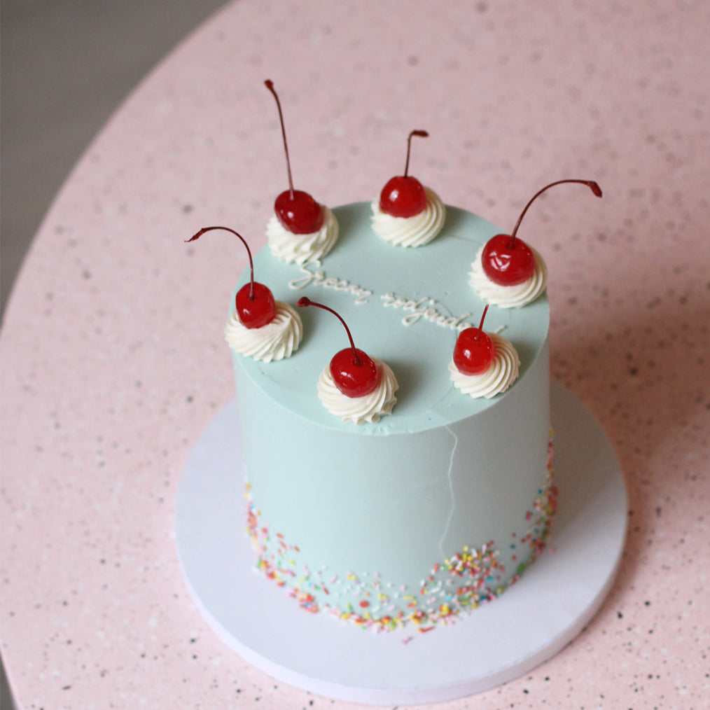 Meet our CHERRY BOMB - sprinkles, red cherries and a lot of old good nostalgy style