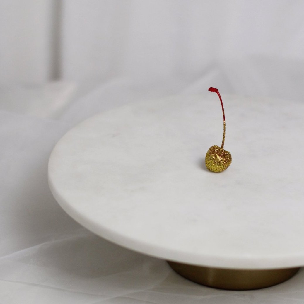 Golder glitter cherries