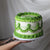 Vintage birthday cake with green frills