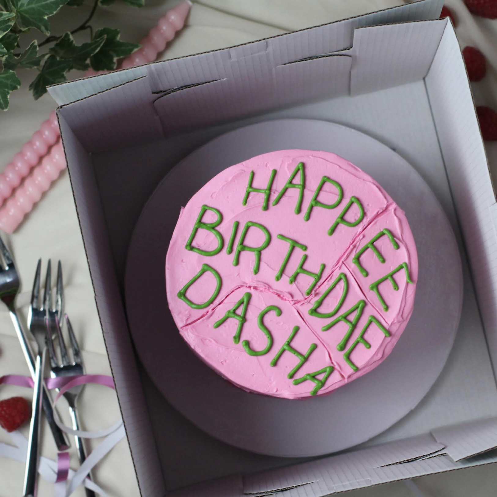 CUSTOM BIRTHDAE CAKE!🖤