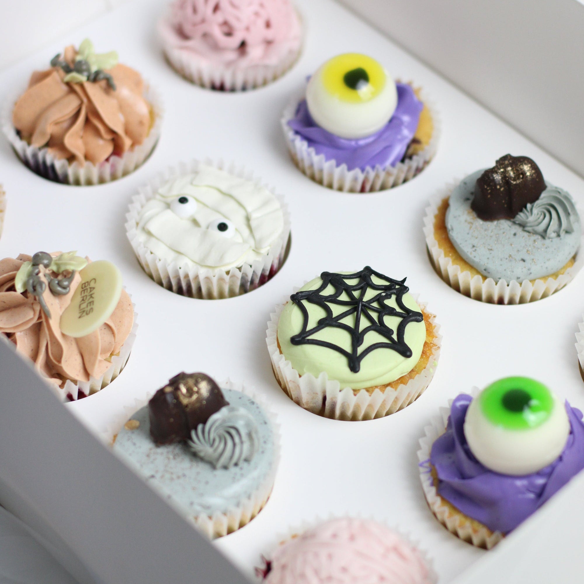 Assorted Halloween-themed cupcakes - the prefect sweets for your party (office party or your child`- they all going to LOVE it:)
