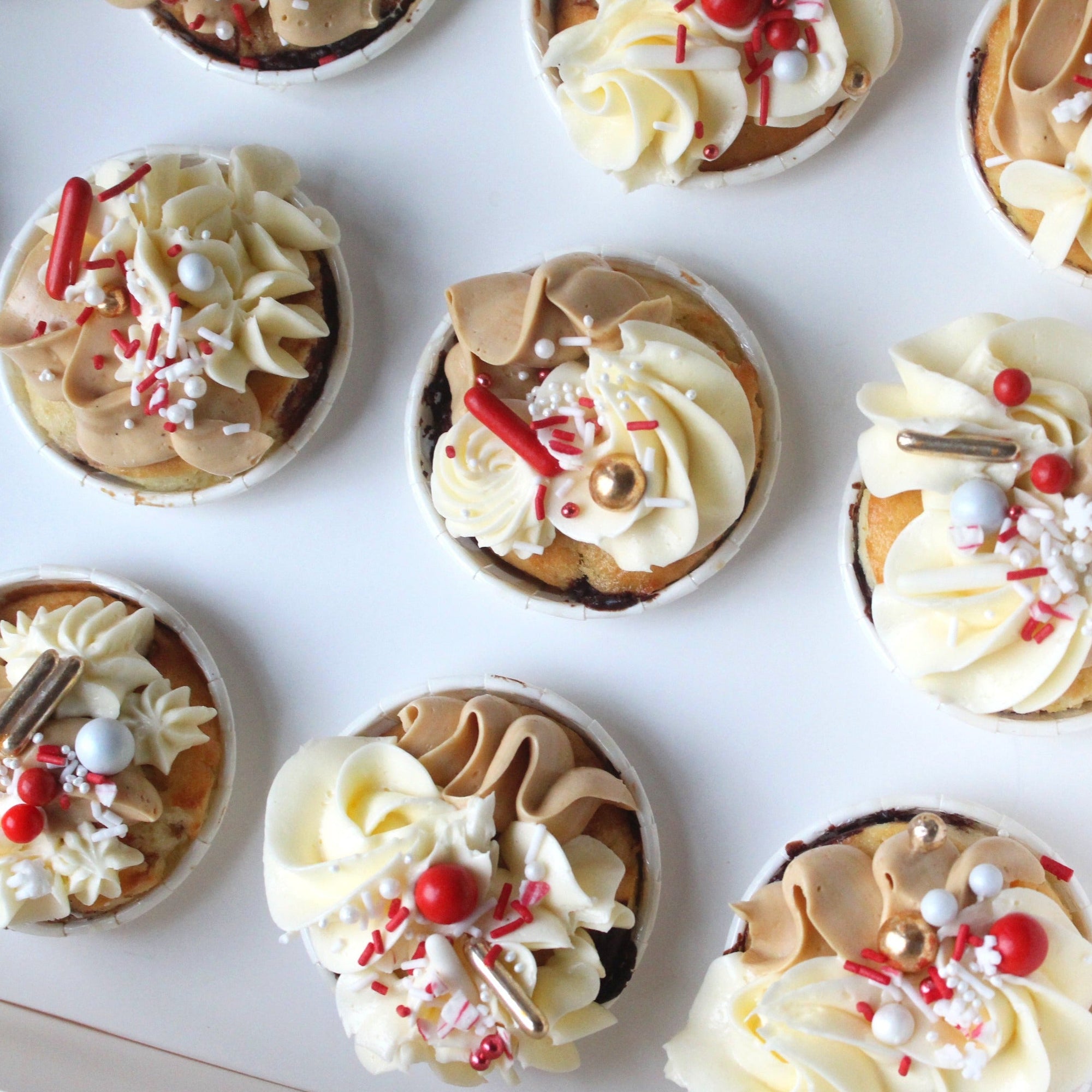 Cupcakes - our smallest sweet treats with gorgeous buttercream piping!