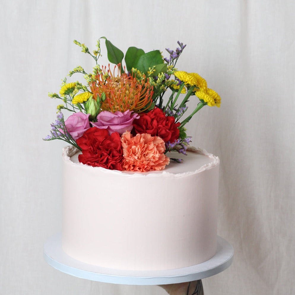 Floral Cutie Cake - bold tones!