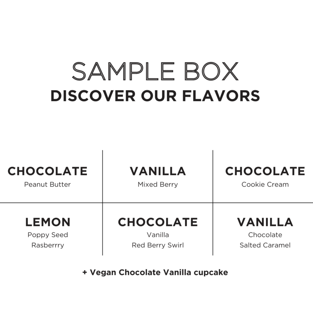 Our sample box - taste out best flavours yet