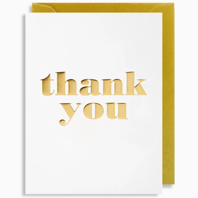 THANK YOU greeting card