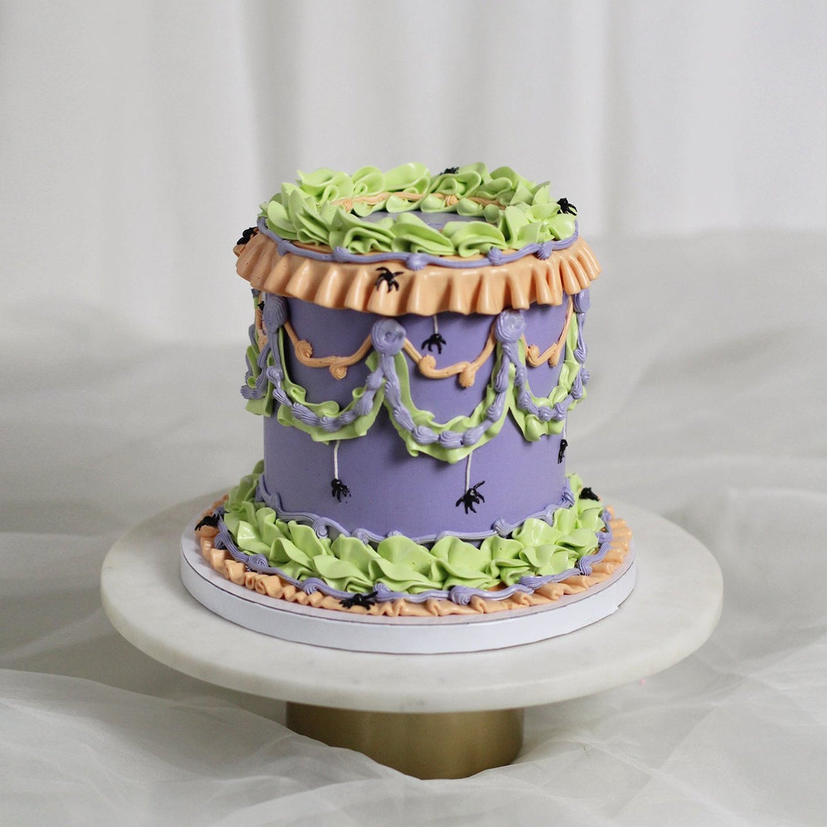 Pastel mix and mini spiders - on theme for Halloween 