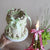 Green bliss Valentine´s Day cake - have a close look!