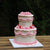 2-tier PAARTY cake