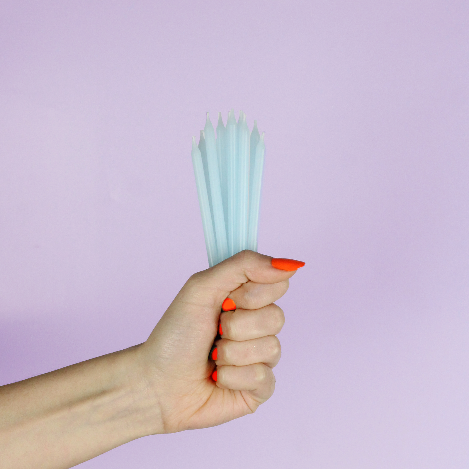 Blue Candles, 10 Pack.