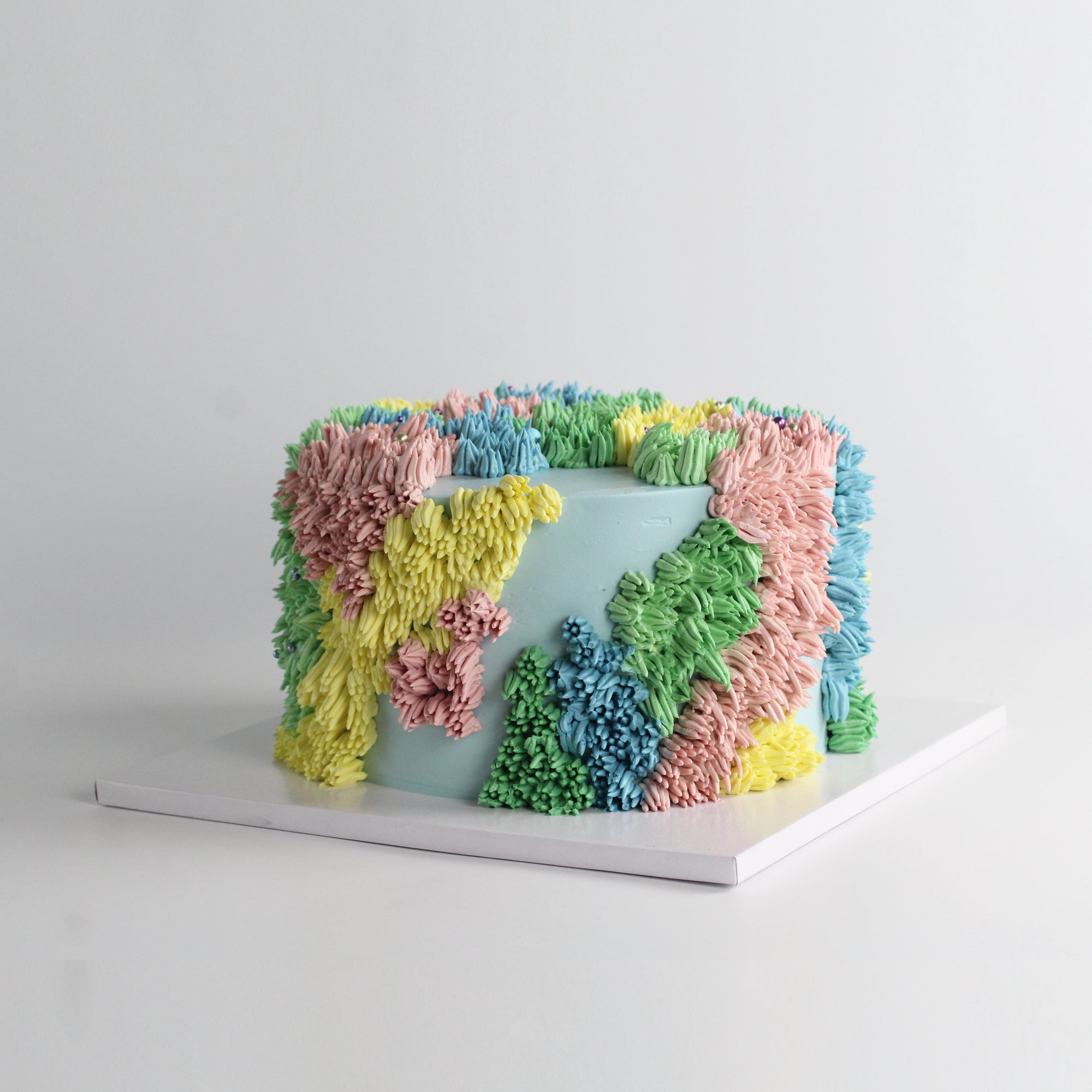 The colorful Shag Cake is designed to bring fun to any gathering.